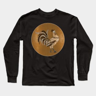 Le Coq Gaulois (The Gallic Rooster) Gold Leaf Long Sleeve T-Shirt